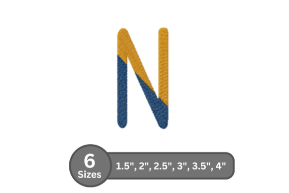 Chalk Split Alphabet -N: A Designer’s Stitch Test