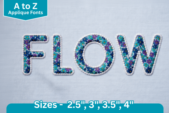 Dot Line Edge Applique Font Review
