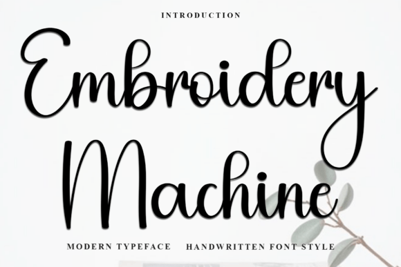 Embroidery Machine: A Seasonal Font Review