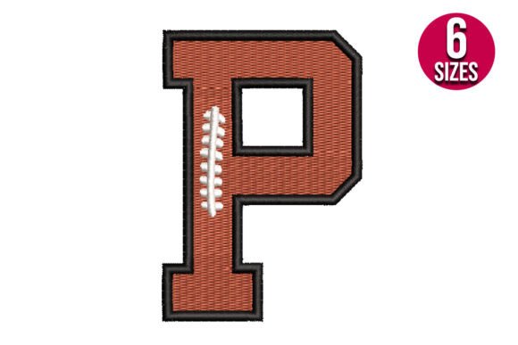 Football Font Alphabet Letter P: Apparel Review