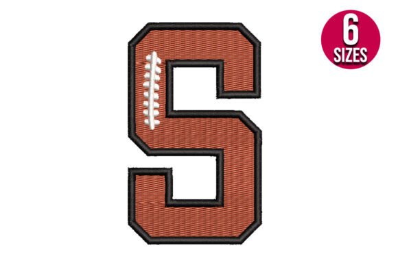 Football Font Alphabet Number Five 5 Review