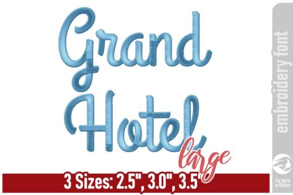 Grand Hotel Font: Vintage Sweatshirt Elegance