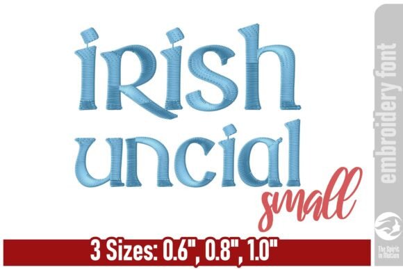 Irish Uncial Embroidery Font - Small Review