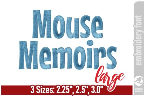 Mouse Memoirs Cute Embroidery Font - L Review